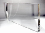 Kristallglasplatte ca 36cm x 14cm x 2,5cm